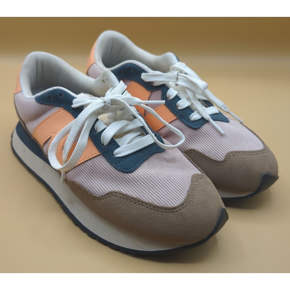 New Balance 237 Mushroom Space Pink Women's Sz 9 Corduroy Suede Shock Absorption